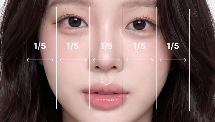 Golden ratio of nose width