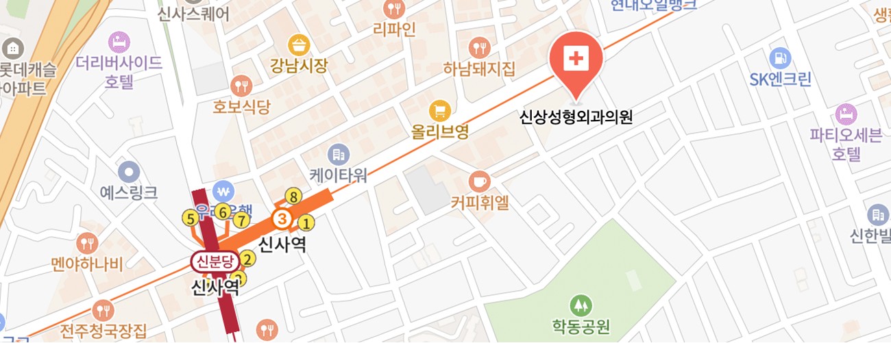 SINSANG Plastic Surgery map