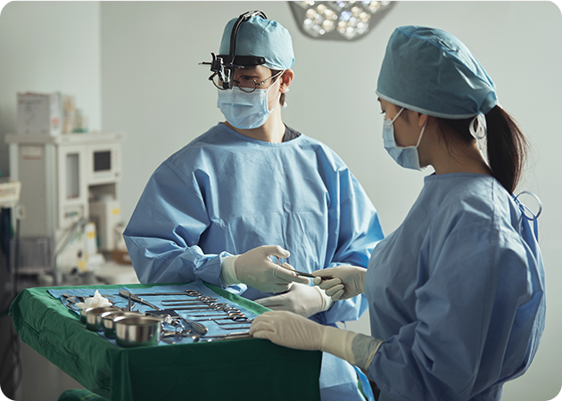 Completely aseptic surgical environment — operating room